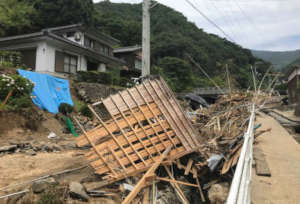 Damage caused by flooding