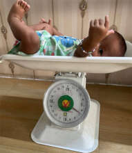 Baby weight monitoring