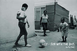 Lucy's Moment ... fun with her grandchildren