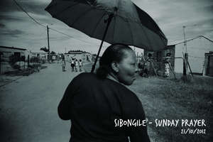 Sibongile's Moment .. walking to church