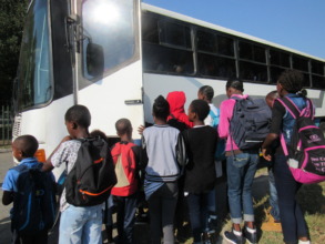 Taking the bus to the big city