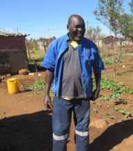 Paul working on his farm