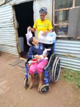 Nqobile and her Grandmother