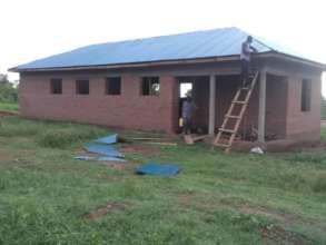 Agwata Library with Its Roof - May 2019