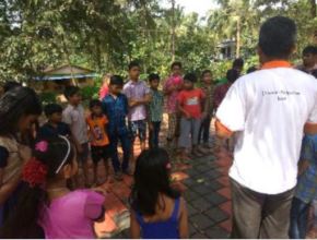 Teaching kids about hygiene challenge after floods