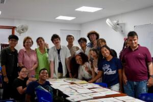 Artists and ESMT volunteers @Fine Arts Cartagena