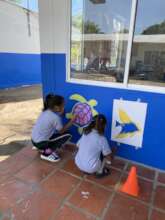 Painting the school @Punta Arena