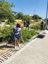 Clean up and workshop in Cano del Oro. Dic 2021