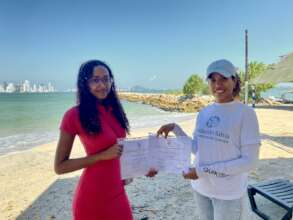 Diploma being given to Punta Arena entrepreneur