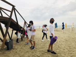 Cartagena beach clean up!