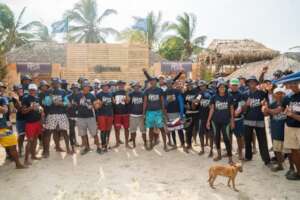 Plastic fishing event with local fishermen!
