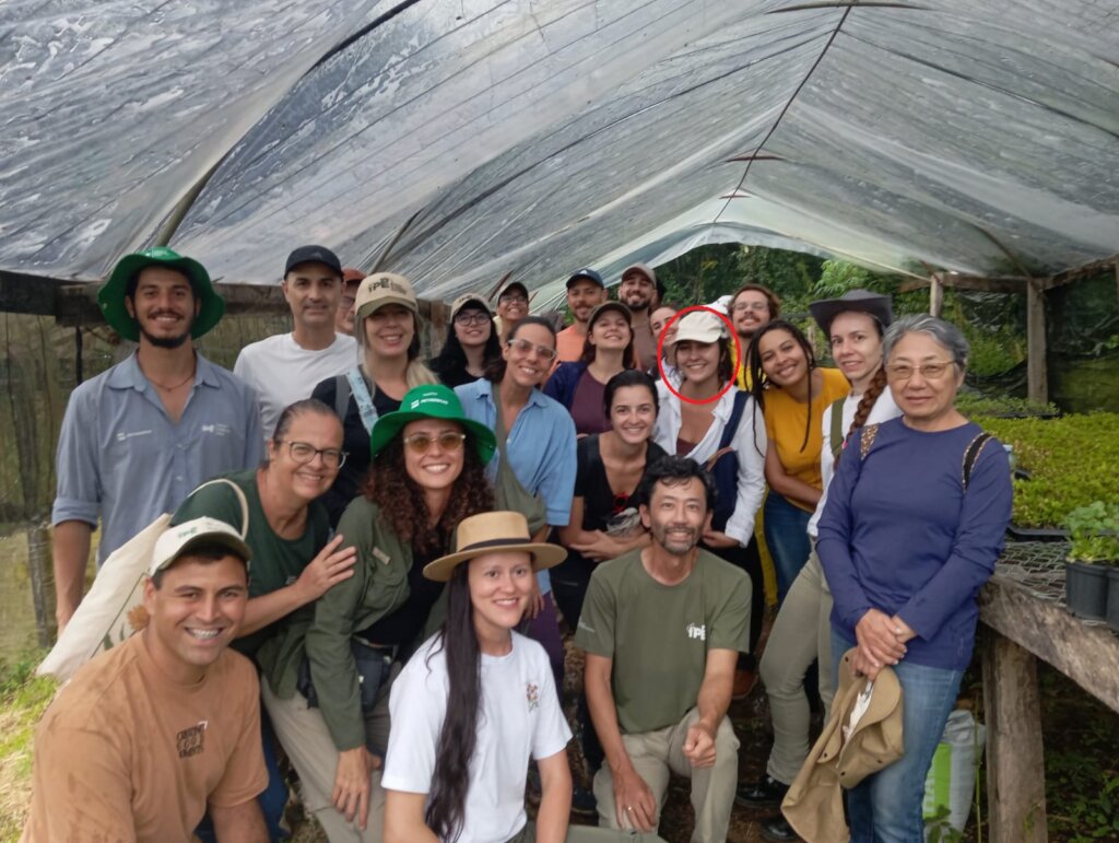 Grantee Alessandra in fieldwork