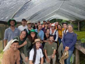 Grantee Alessandra in fieldwork