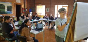 Prof. Rosa teaching Social Issues