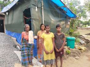 Athulya with her family