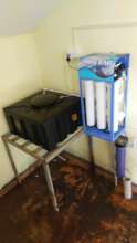 RO system being installed