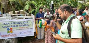 Sponsorship of Flood relief material to victims
