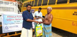 kerala flood relief activities for the poor family