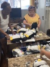 Therapeutic card packing team