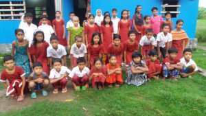Kawra children at school premises