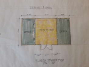 Section 1 (patio and dormitories)