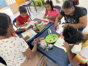 Creative time in art class