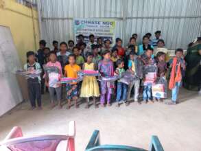 Distribution of uniform, School bag and school kit