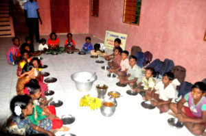Food to tribal children
