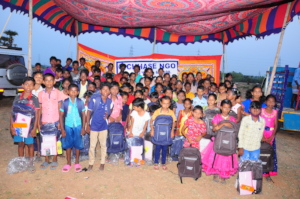 Distribution of School bag and school kit