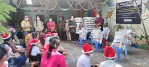 50 poor families are receiving nutrition support