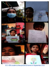 SCC-CBE Students study their subject via online in