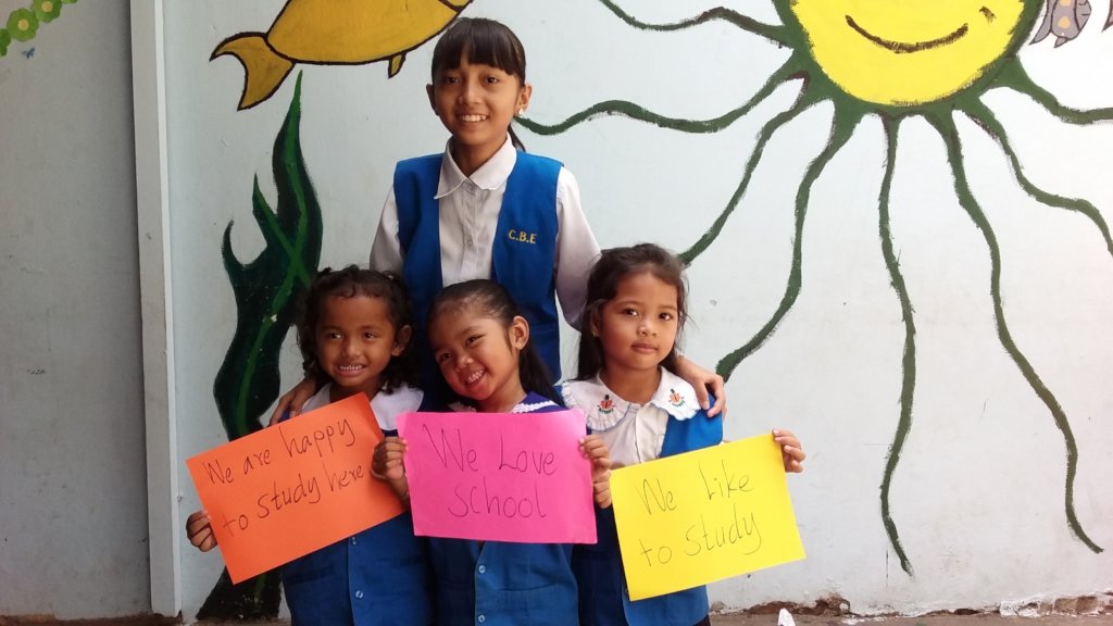 School 135 poor Cambodian children to prosperity.