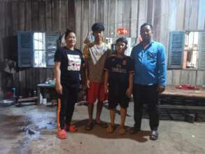 Seyla is with his parent at his rental house