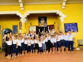 The three children attended CBE school