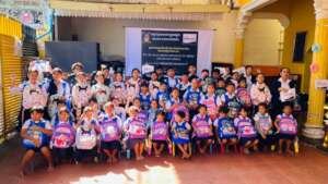 vulnerable children are receiving school material