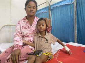 Second son get sick and treatment in hospital