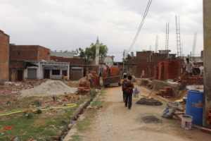Rohit walking home post class with his best friend