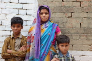 Poonam takes pride in her children's education