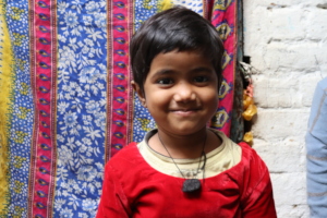 Mahim (5) is studying in Std 1 of our program