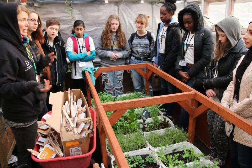 Students Planting for Peace