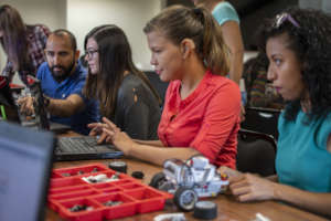 Robotics training through practical experiences