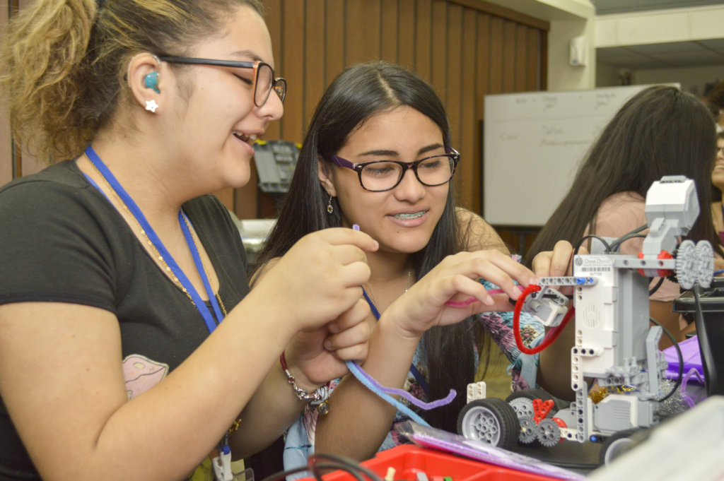 Robotics for young women with disabilities