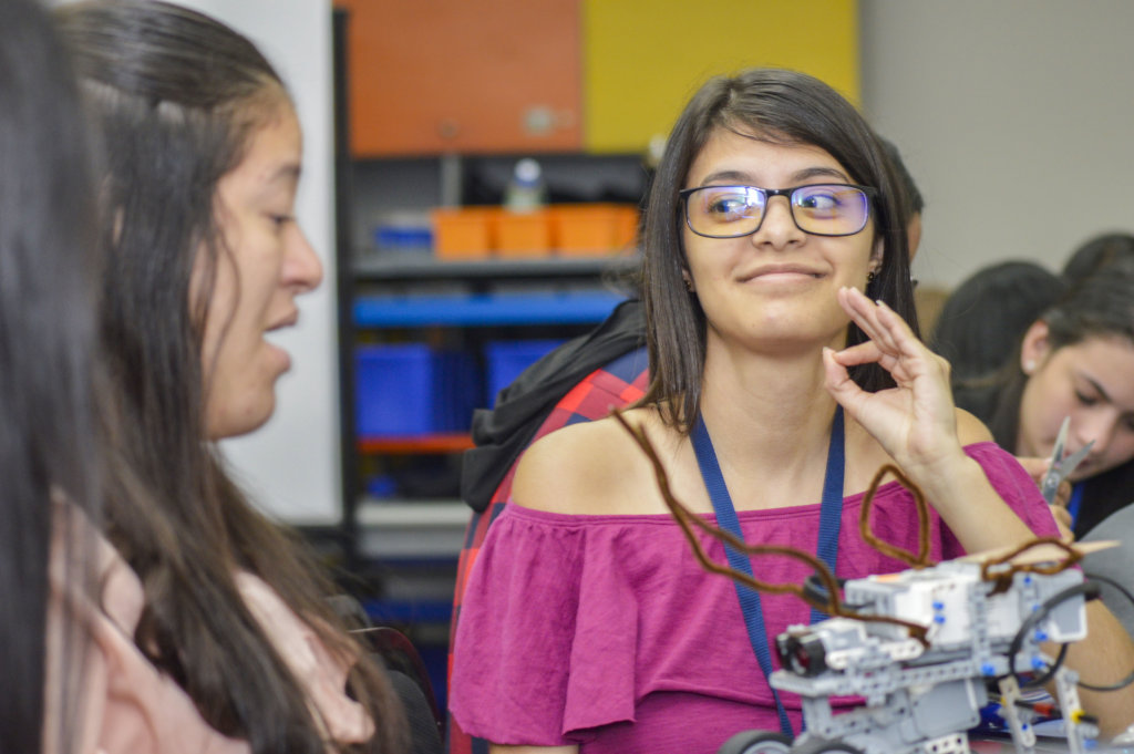 Robotics for young women with disabilities