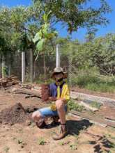 Planting at a Brazilian school in November 2021