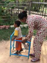 Learning to stand on his own two feet