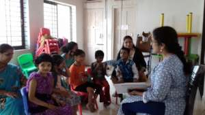 Early Intervention kids in Music Therapy session