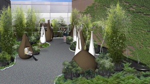 Paula Hayes healing garden rendering