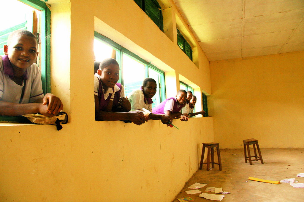 Arm Nigerian girls w/ the W.E.A.P.O.N of education