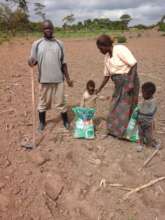 Songolo Family Preparing Land for Planting