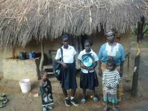 Widow Maman Kaj, 4 orphaned grandkids, 2 in school